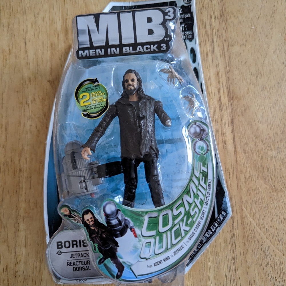 Men in Black 3 MIB3 Cosmic Quick Shift Boris Action Figure
